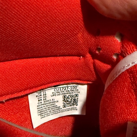 Nike Dunk Low SP White/University Red Mens Size 12 - Picture 7 of 8